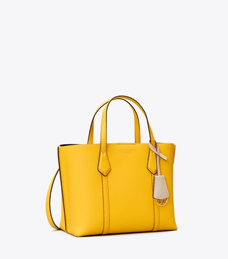 perry small leather tote