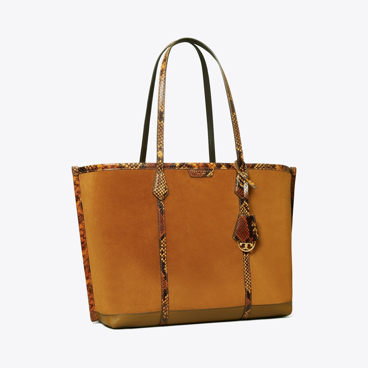 Perry Suede Triple-Compartment Tote Bag: Women's Handbags | Tote Bags