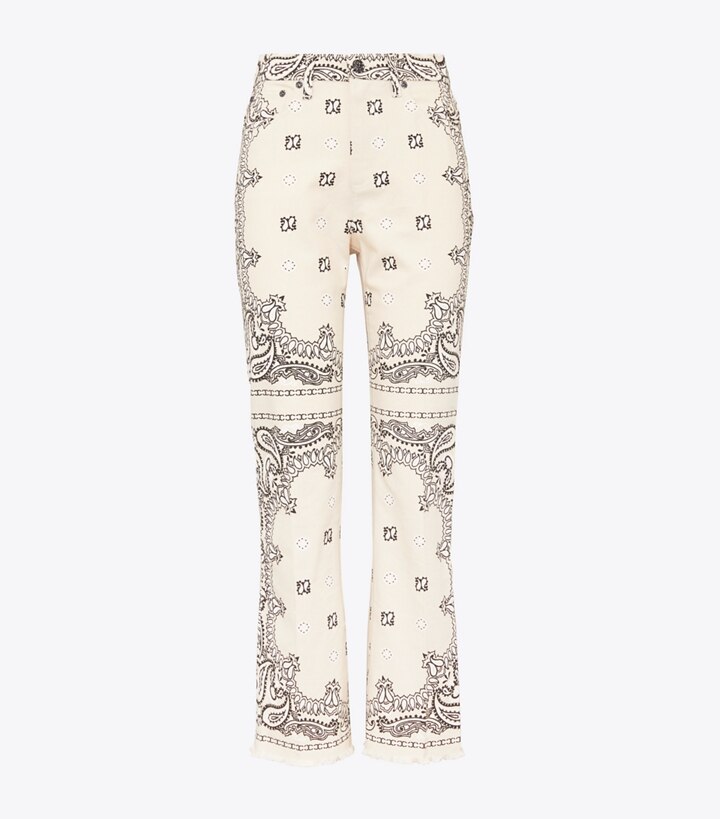 tory burch white jeans