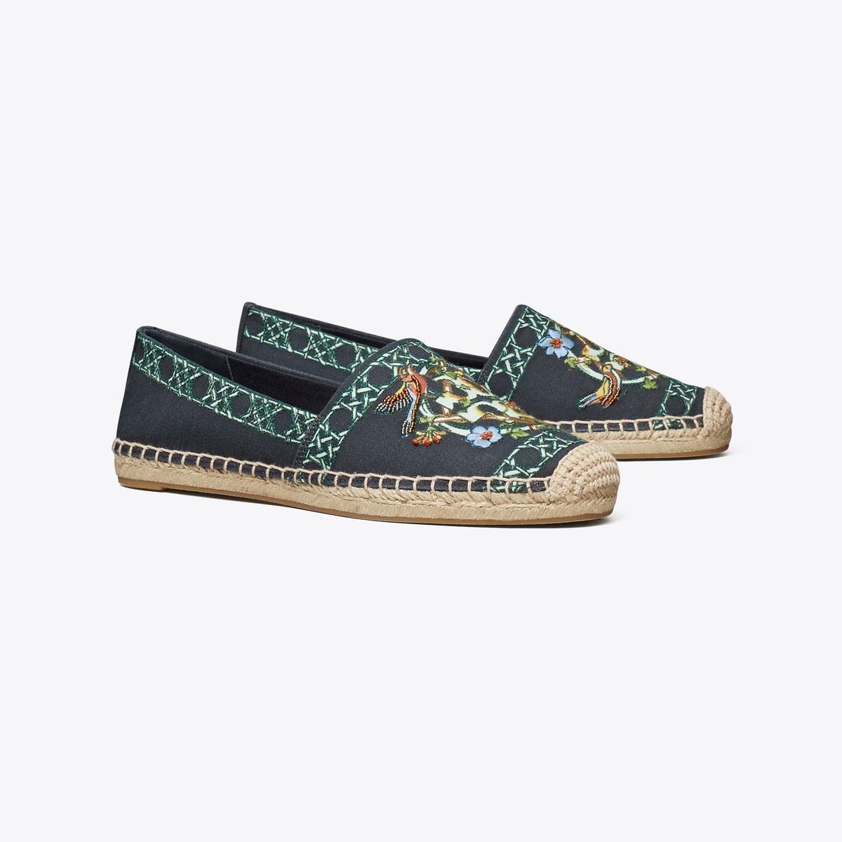 Printed Canvas Espadrille: Women's Designer Espadrilles | Tory Burch