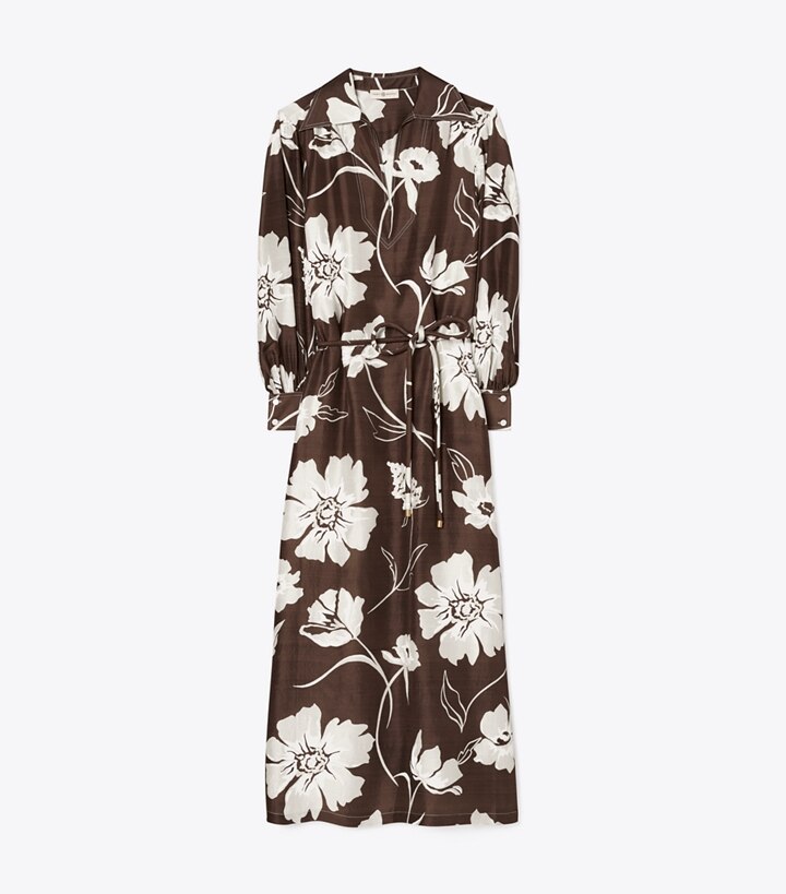 Printed Silk Tunic Dress: Women's 