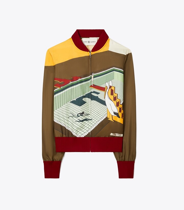 tory burch bomber