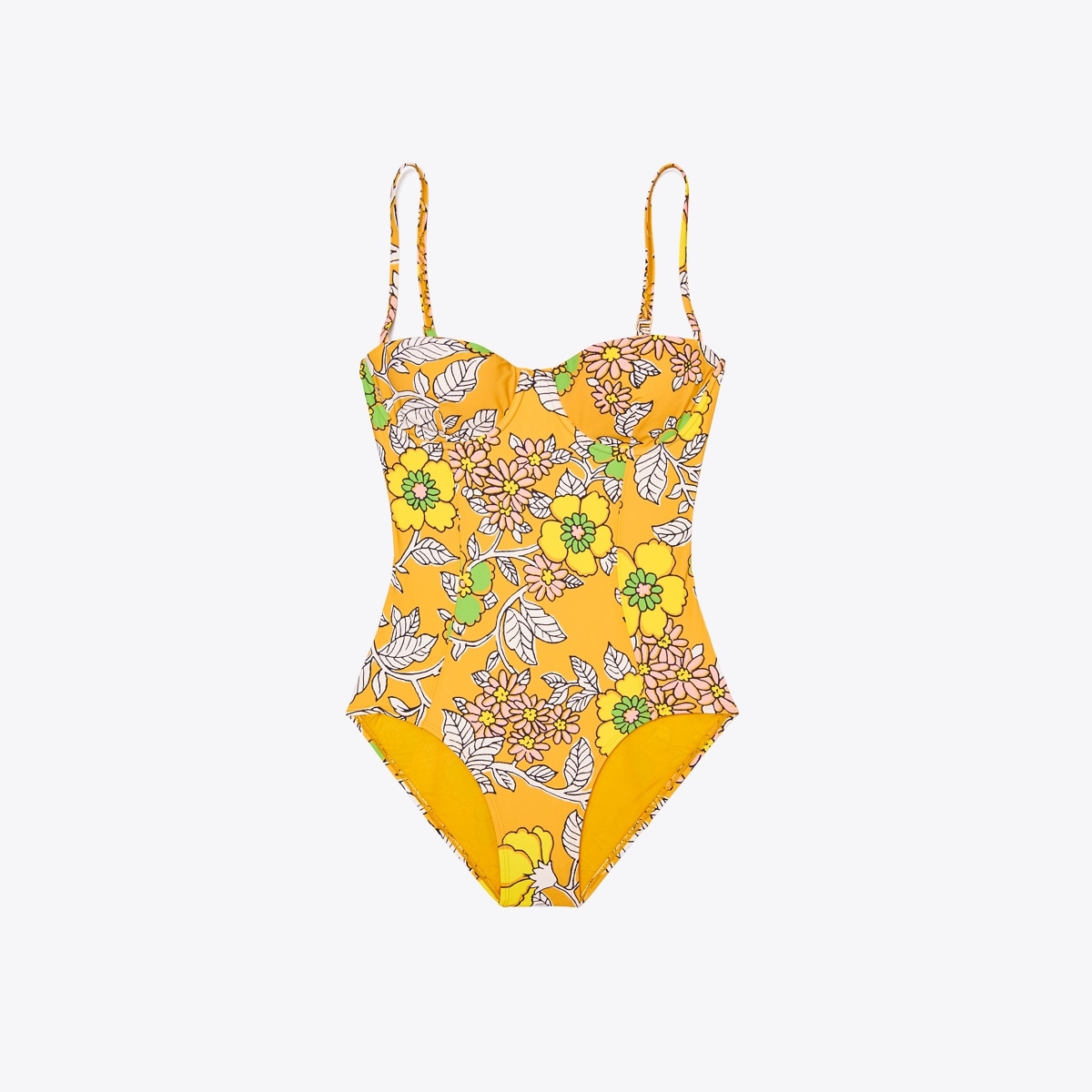 Tory Burch Printed Underwire One-Piece Swimsuit | Tory Burch