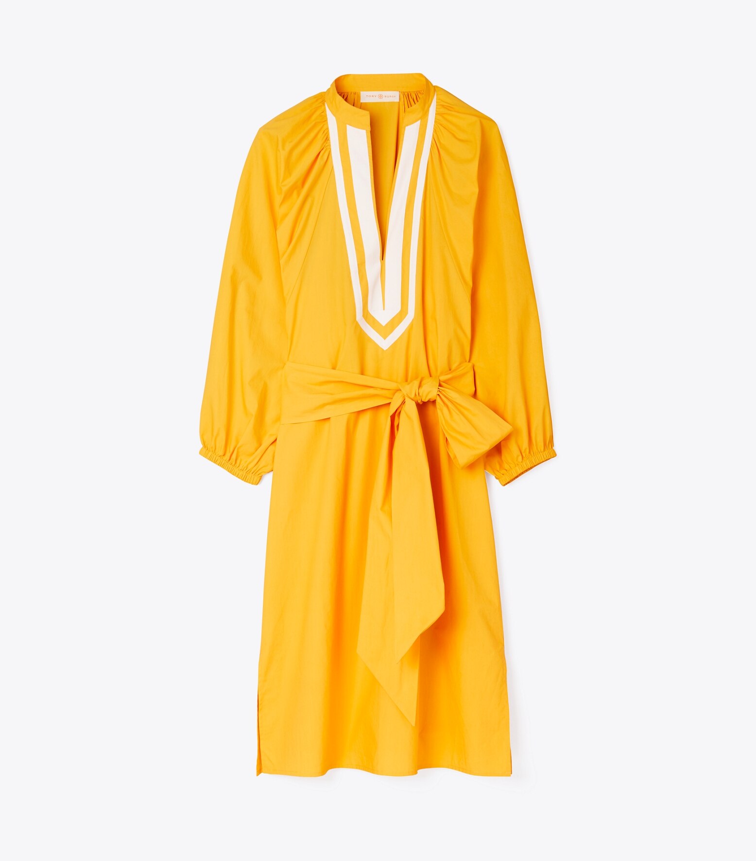Tory Burch Puffed-Sleeve Tunic Dress