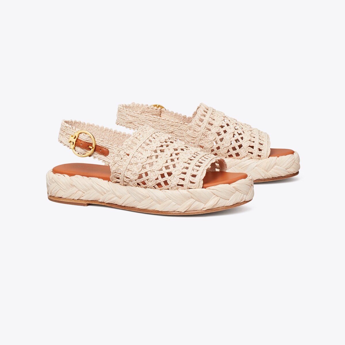 Raffia Flatform: Women's Shoes | Espadrilles | Tory Burch