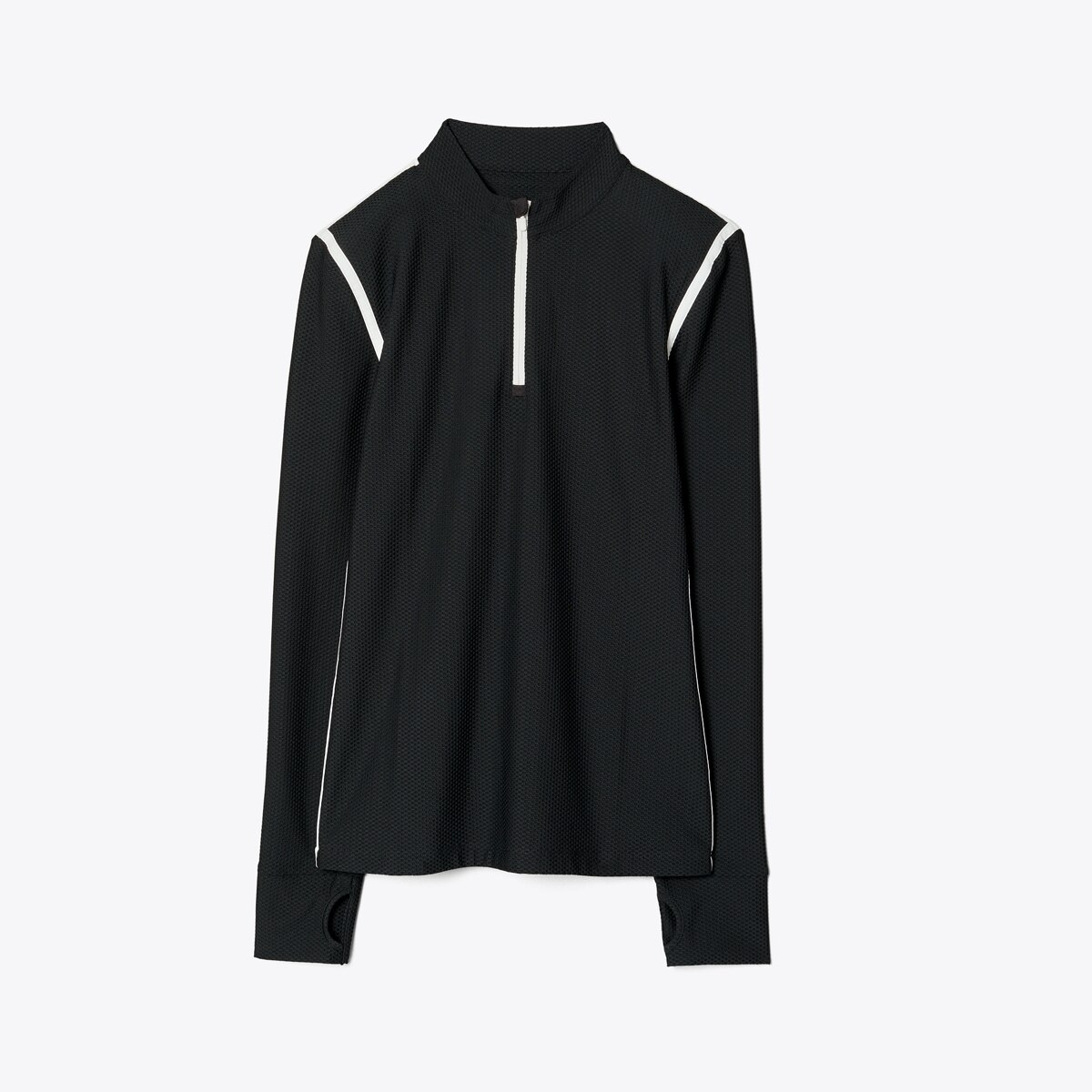 reflective half zip pullover