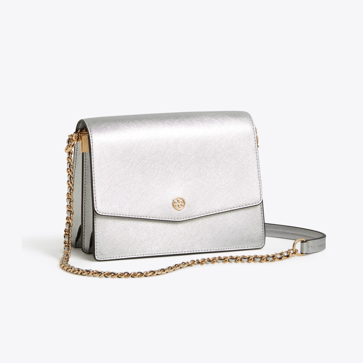 tory burch metallic bag