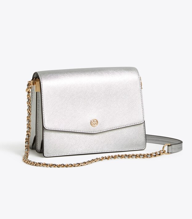 tory burch metallic purse