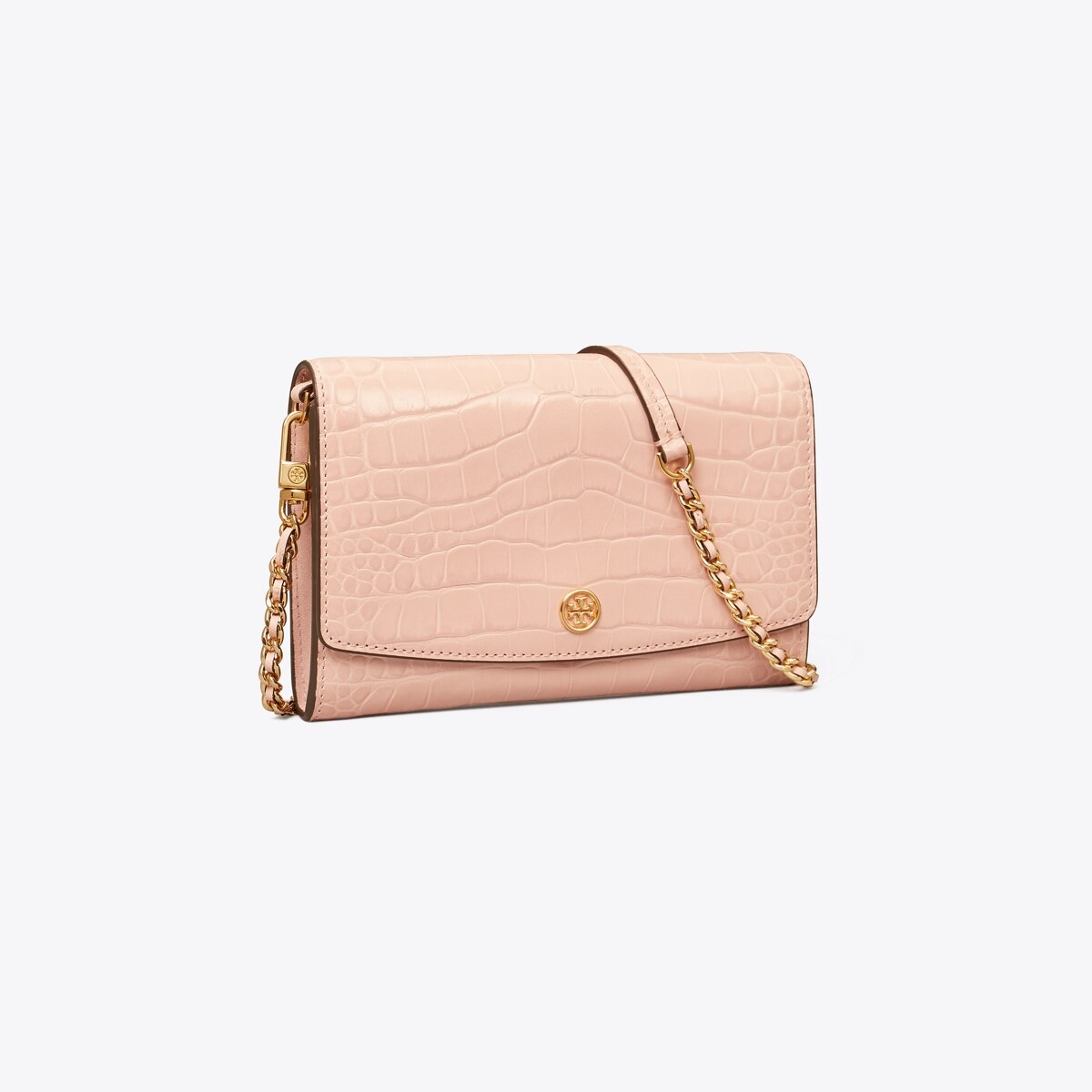 Robinson Embossed Chain Wallet: Women's Designer Mini Bags | Tory 