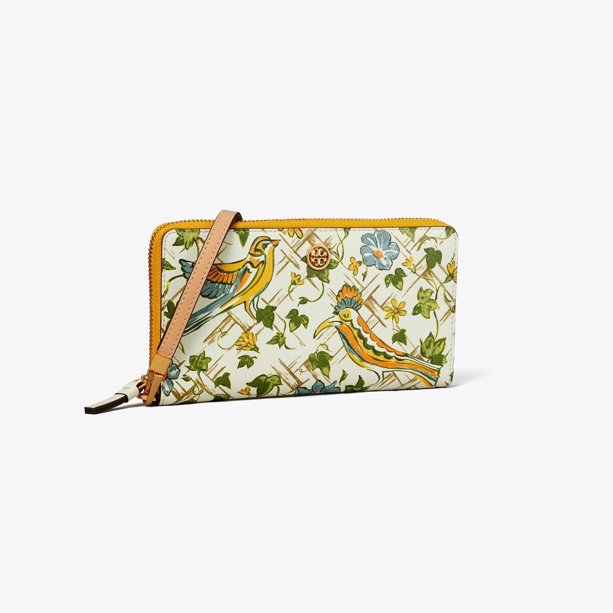 robinson metallic zip continental wallet