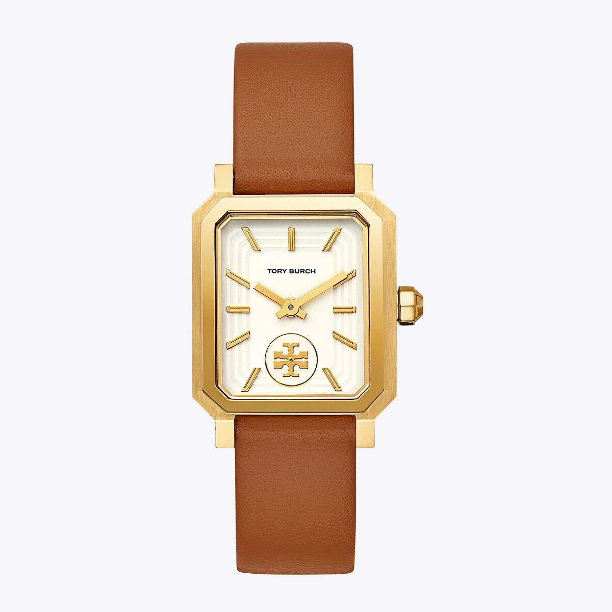 gold watch brown leather band