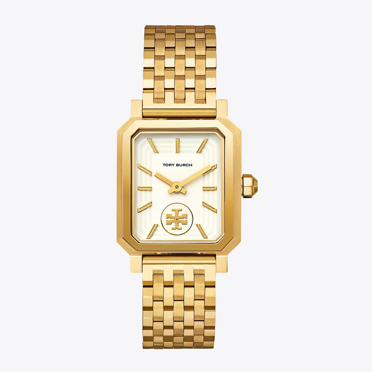 Robinson Watch, Gold-Tone/Cream, 27 X 29 MM