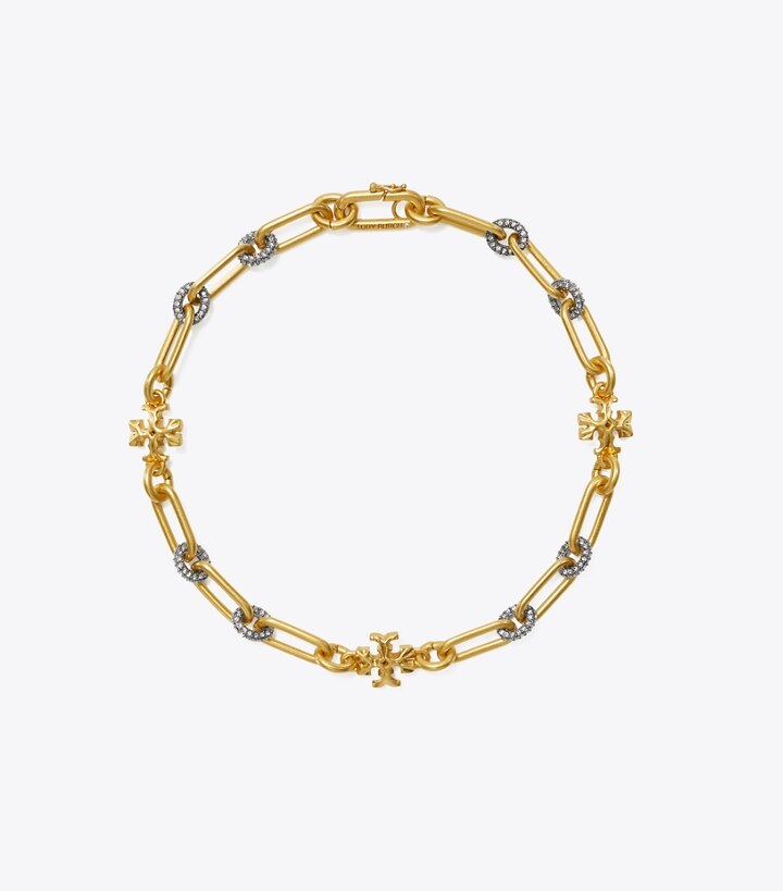Roxanne Chain Pavé Short Necklace 