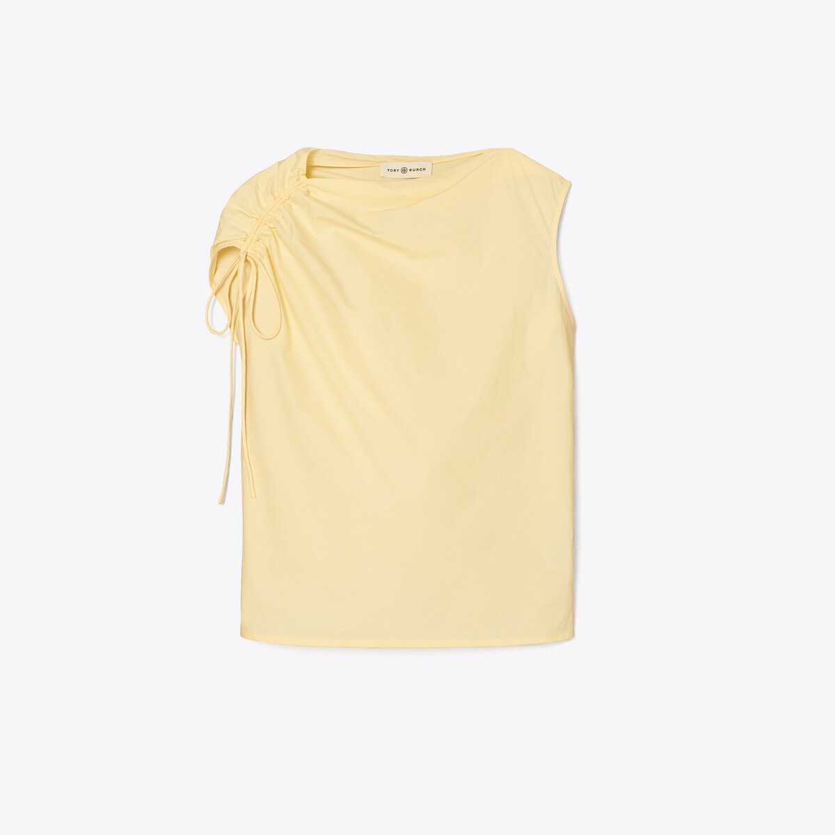 Ruched Cotton Poplin Top: Women's 