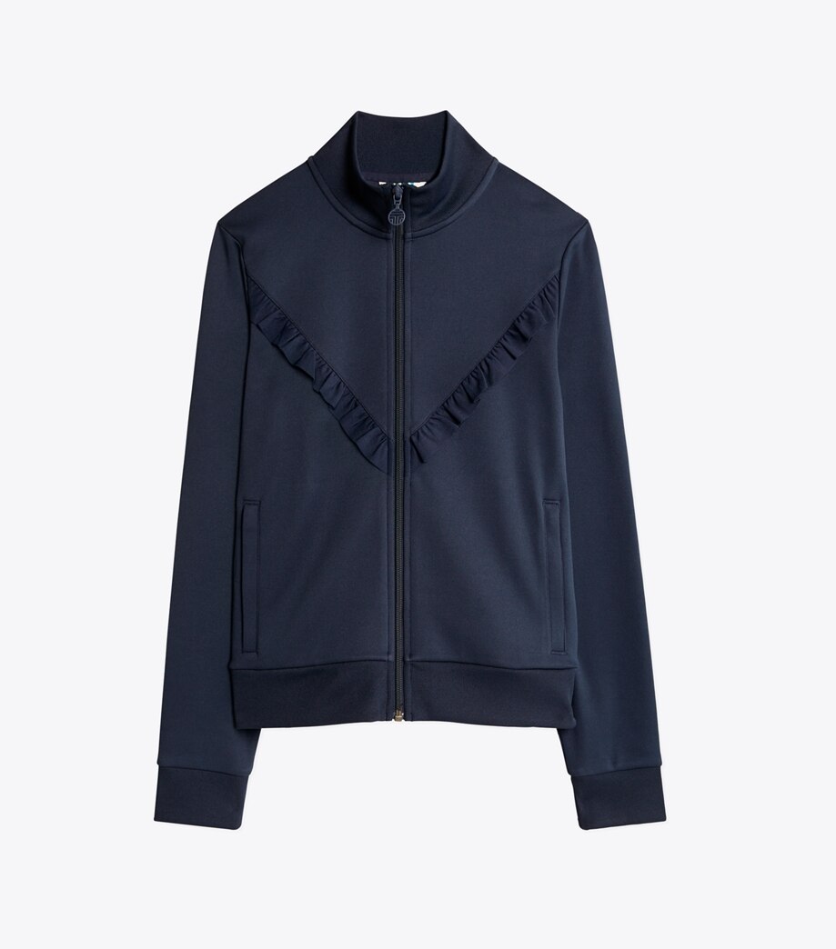 Tory Burch RUFFLE TRACK JACKET