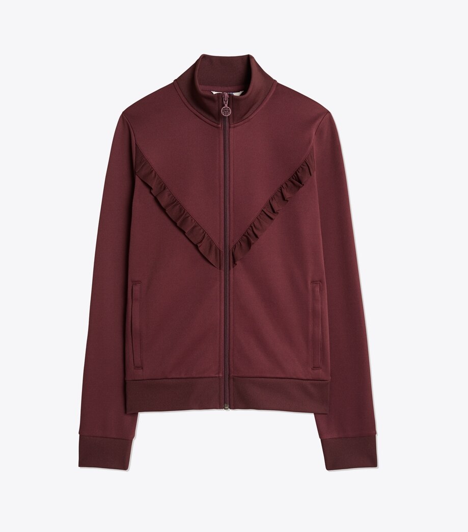 Tory Burch RUFFLE TRACK JACKET