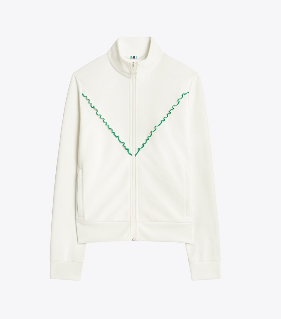 Tory Burch RUFFLE TRACK JACKET