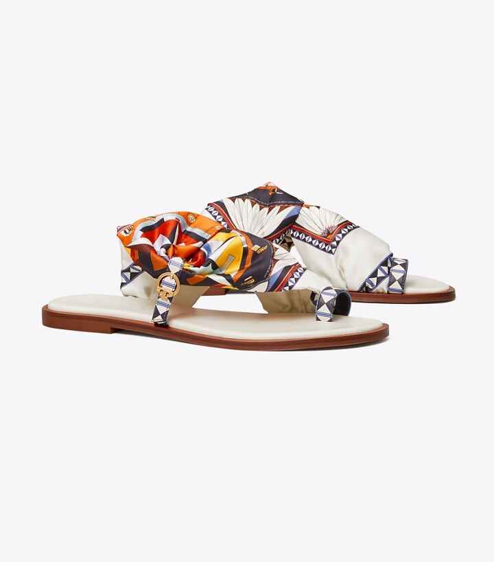 tory burch cream sandals