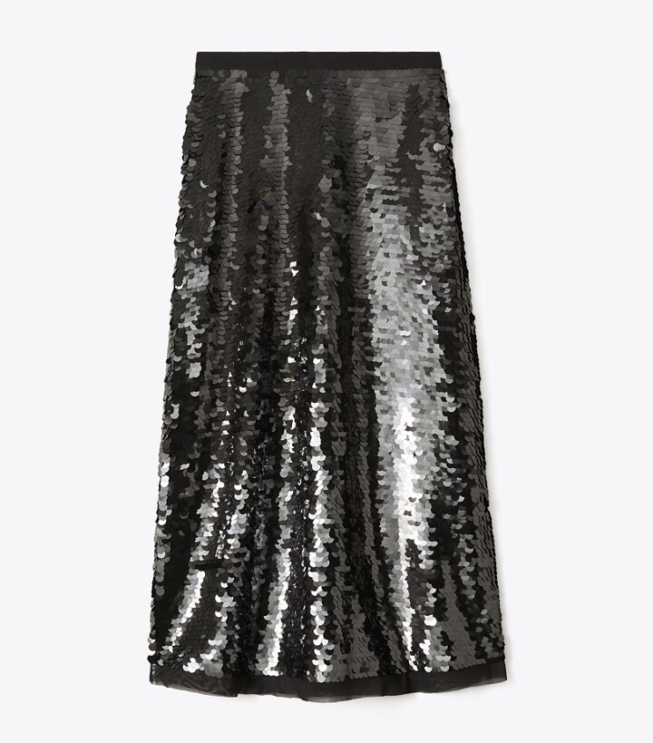 Sequin Embellished Skirt: Women's Designer Bottoms | Tory Burch