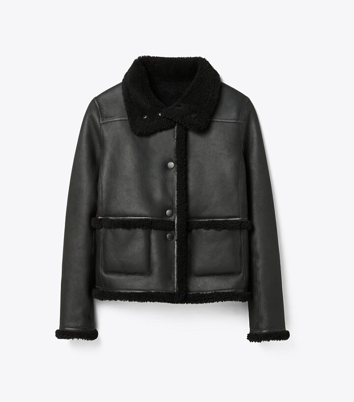 tory burch shearling jacket