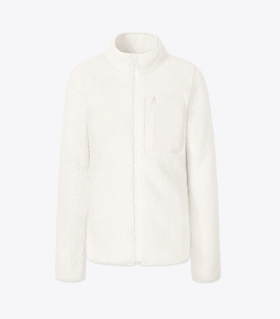 Tory Burch SHERPA FLEECE JACKET