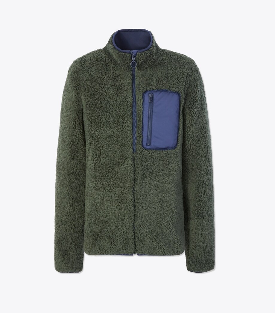 Tory Burch SHERPA FLEECE JACKET