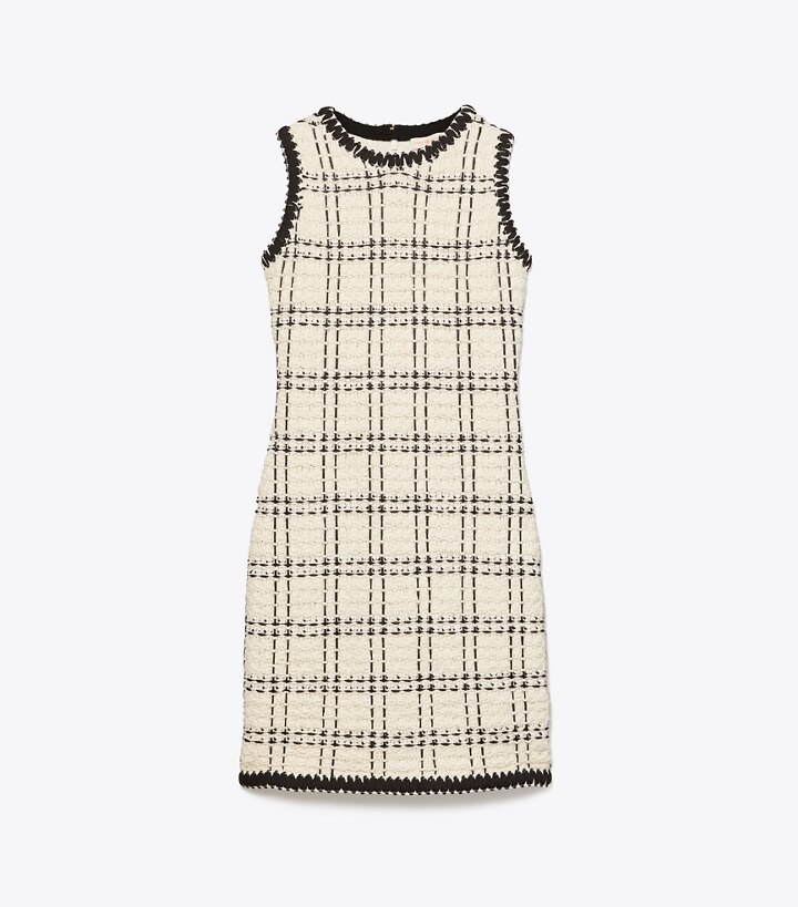 tory burch tweed sweater dress