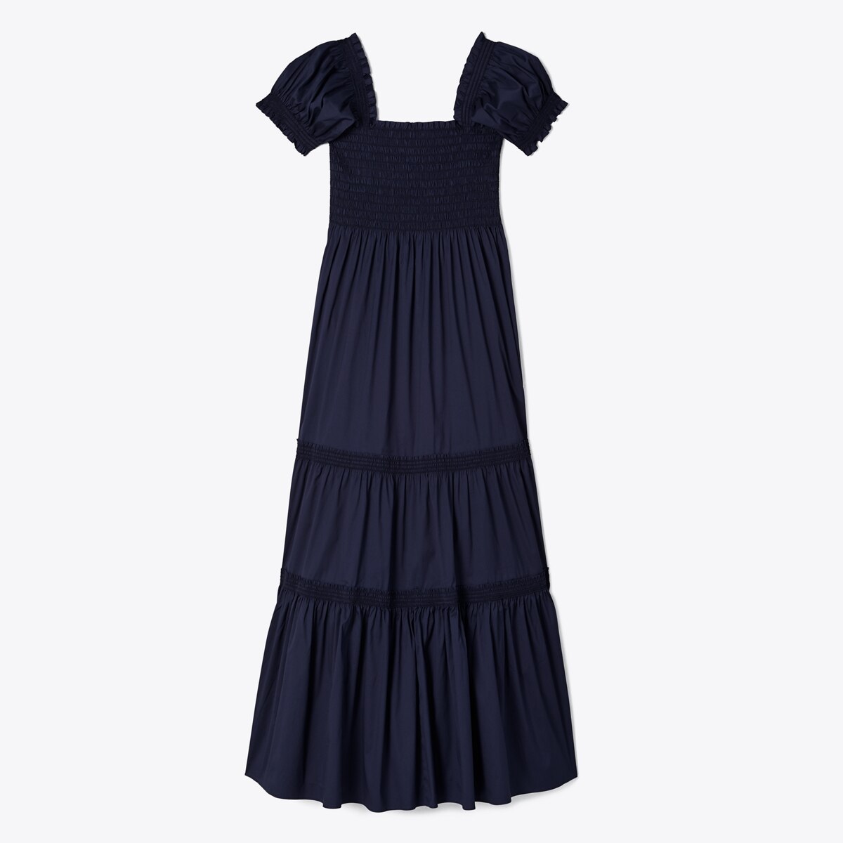 Smocked Midi Dress: Women's Designer ...
