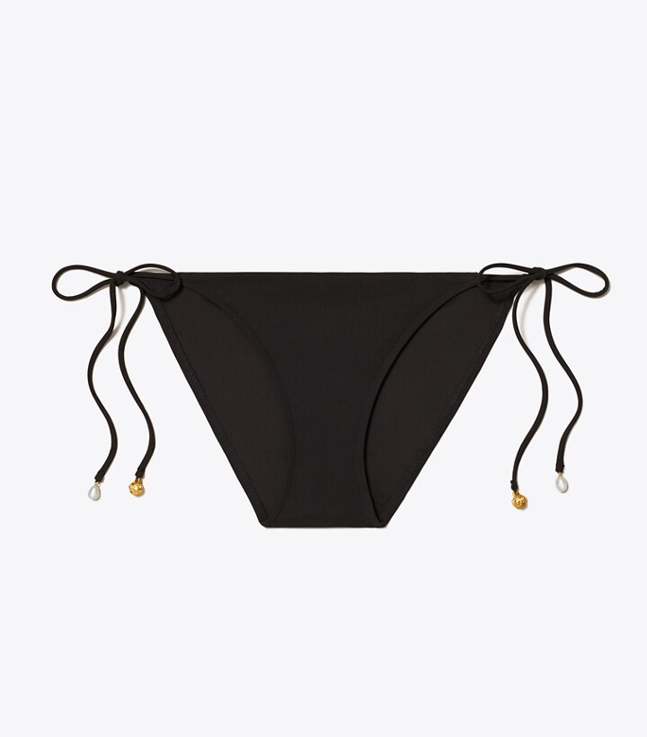 Solid String Bikini Bottom: Women's Designer Two Pieces | Tory Burch