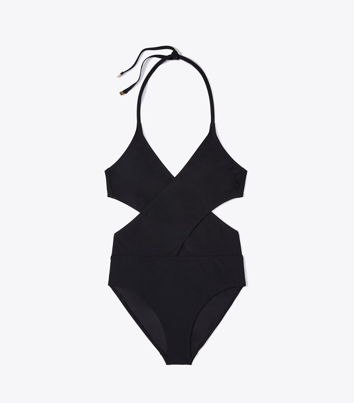 Solid Wrap One-Piece: Women's Private Sale | Tory Burch