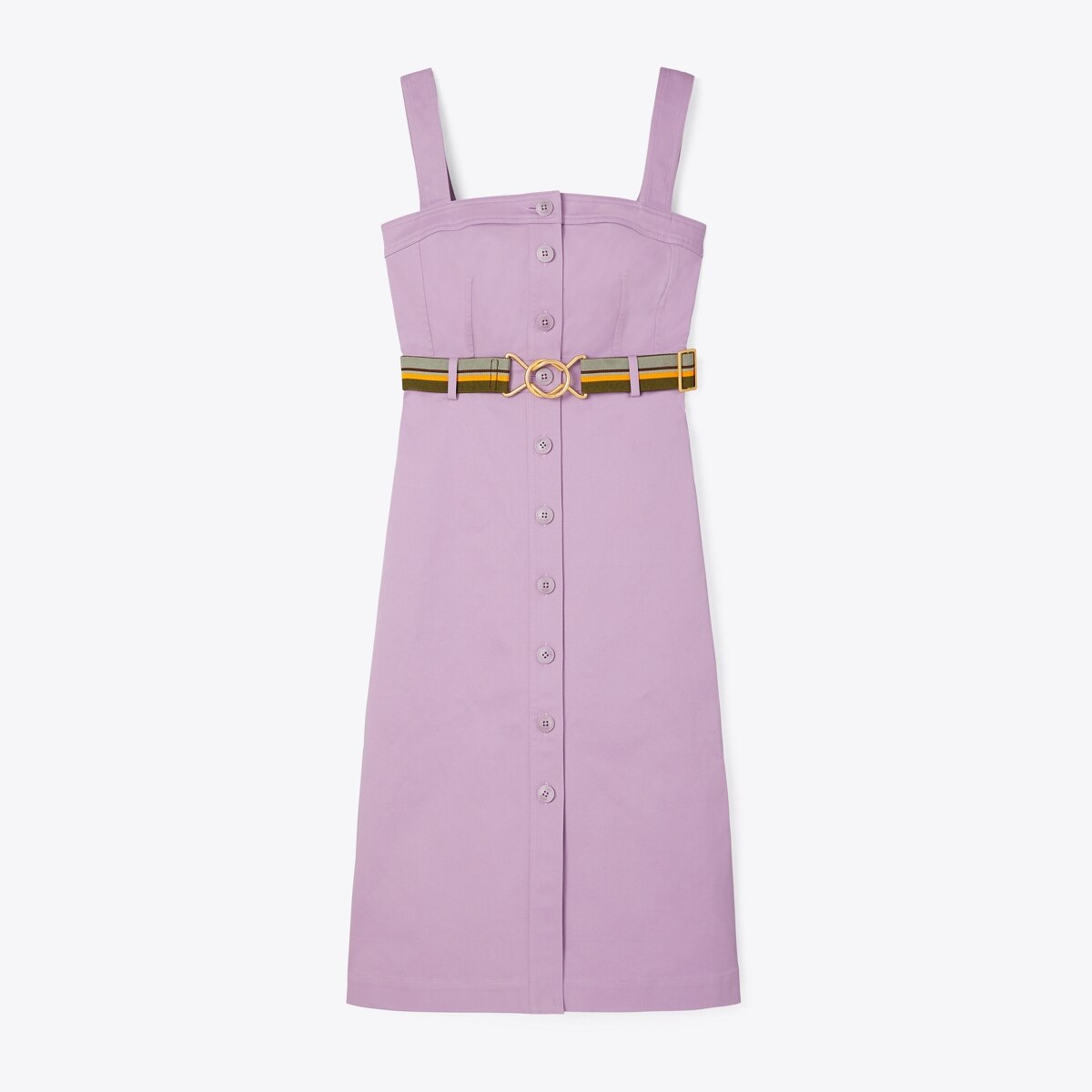 Sommerkleid Mit Knopfleiste Vorne Damen Kleidung Kleider Tory Burch De