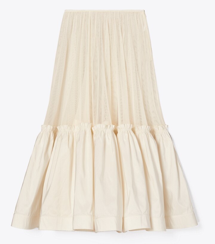 Sottoveste in tulle di cotone: Donna Abbigliamento | Pantaloni | Tory Burch  IT