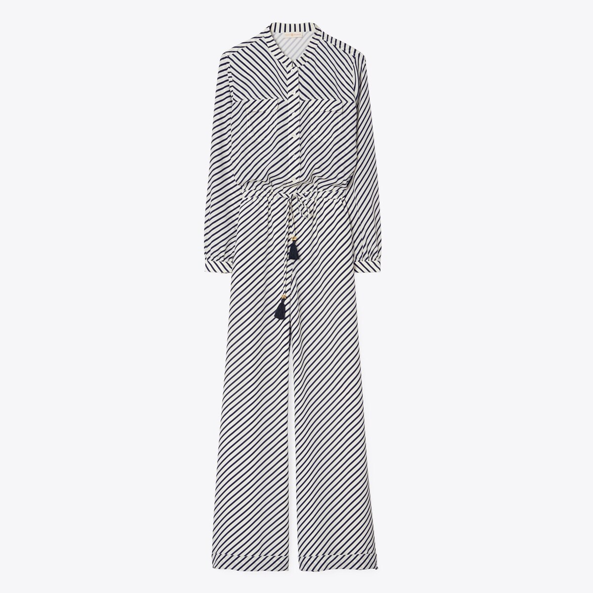 striped jumpsuit