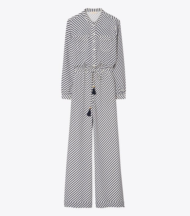 striped jumpsuit womens