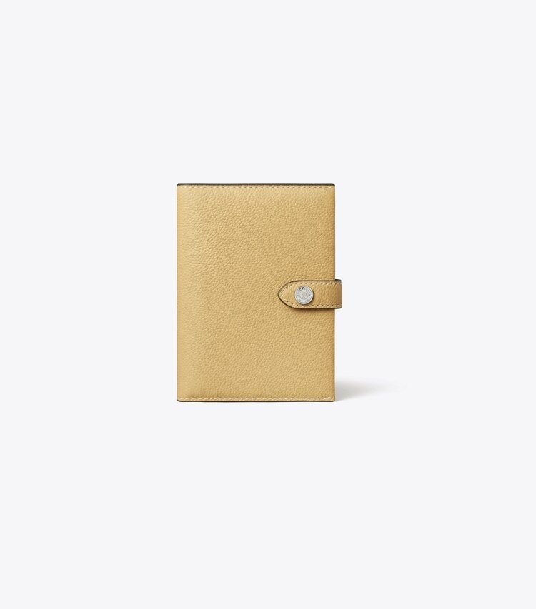 Tory Burch designer accessoires voyage Étui pour passeport in Biscotti front