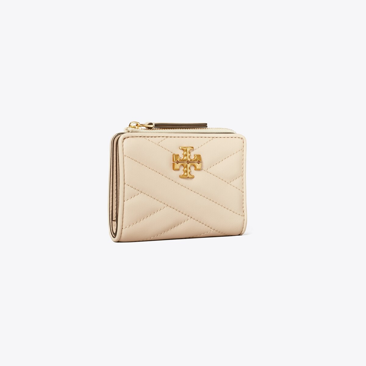 Tory Burch キラ シェブロン メタリック バイフォールド ウォレット 
