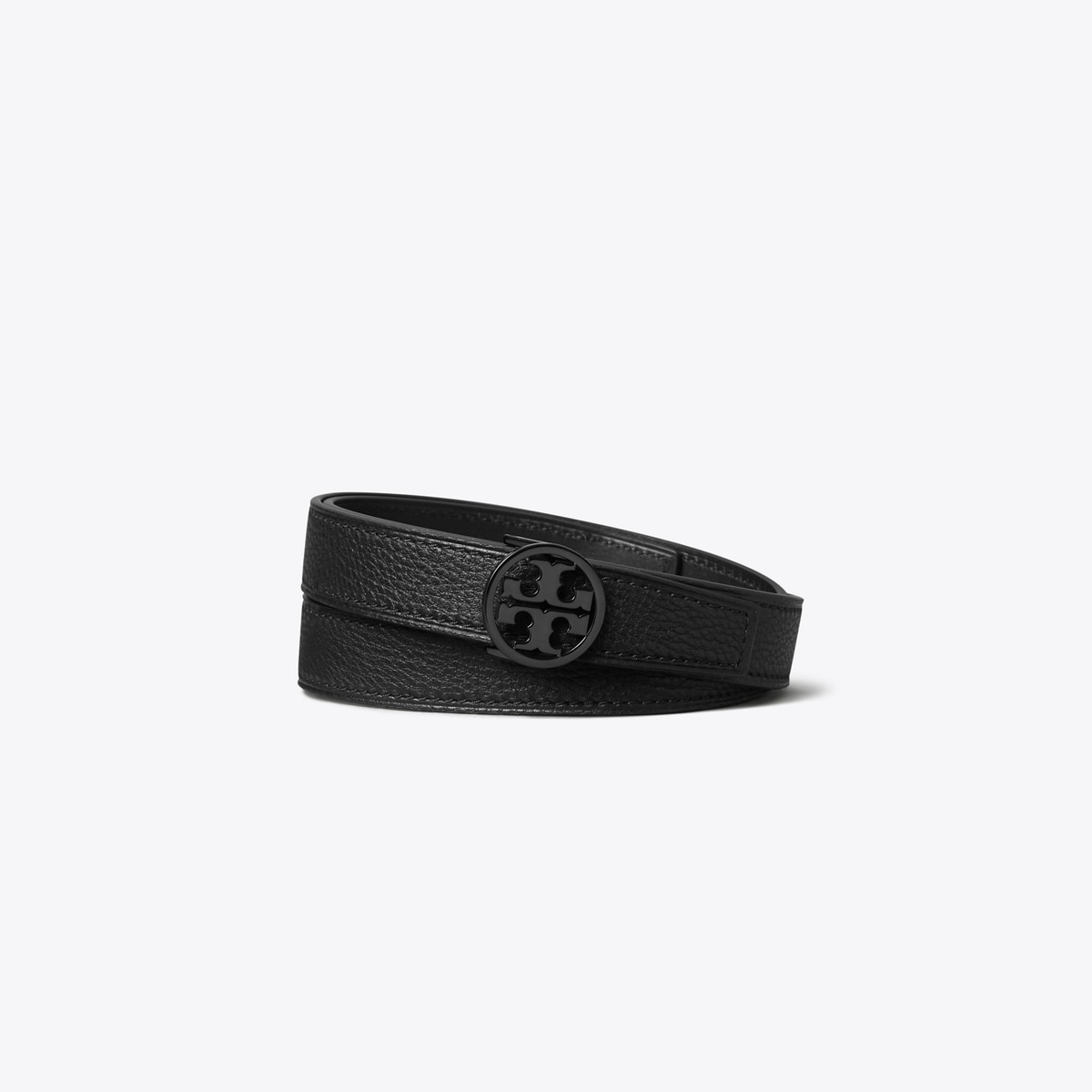 Tory Burch 1” Miller Black and Silver Reversible Belt Tory Burch Women main image 4