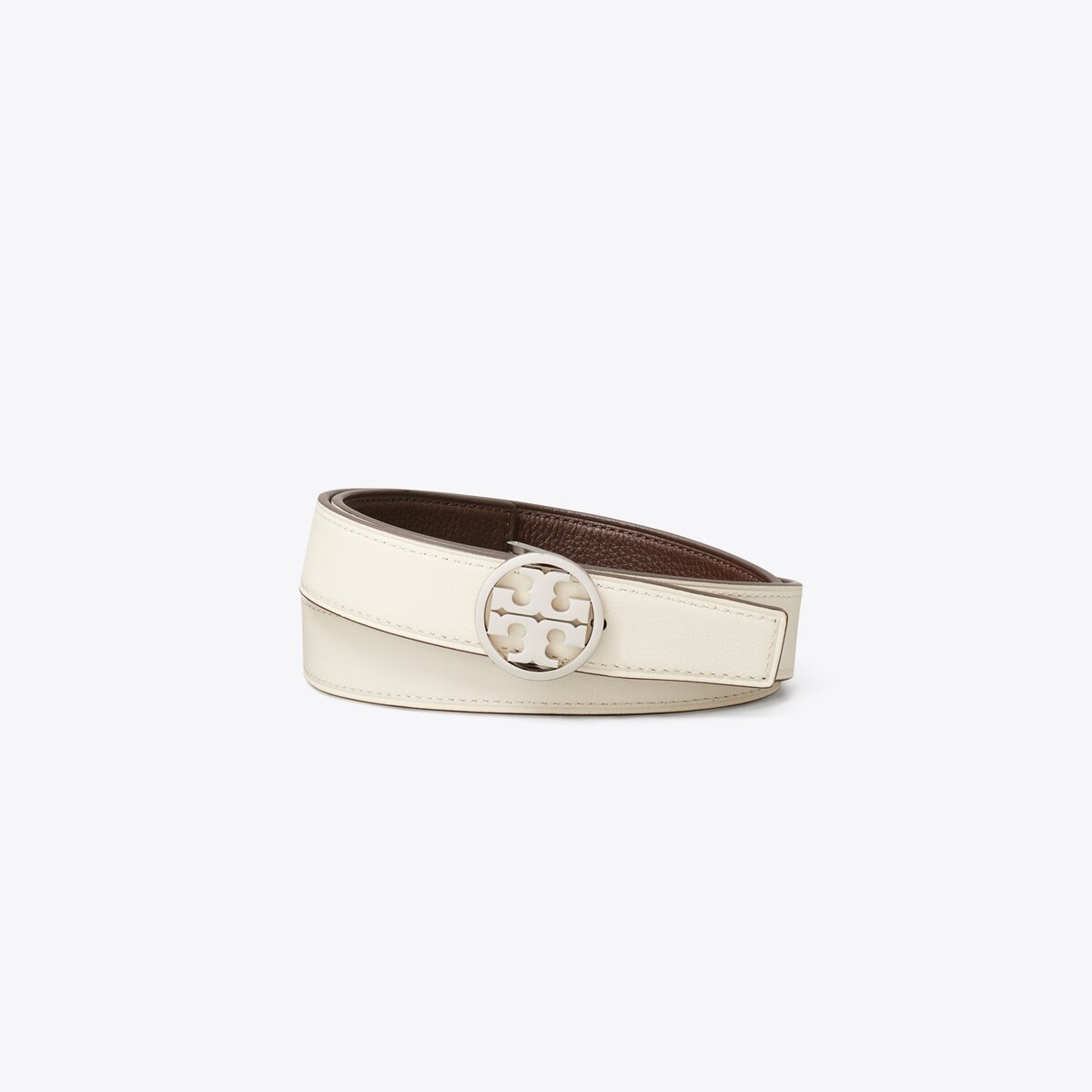 Tory Burch Miller 1” Reversible Leather Belt with Gold Logo Buckle size XXL 1.5 main image 2