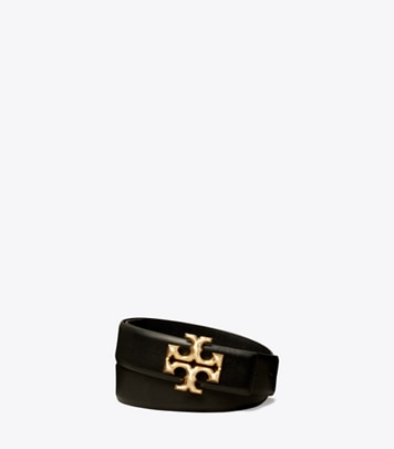 Tory Burch Women's T Monogram Denim Belt