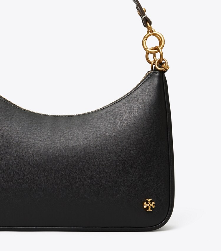 Tory Burch designer schultertaschen 151 Mercer Crescent Bag in Black detail