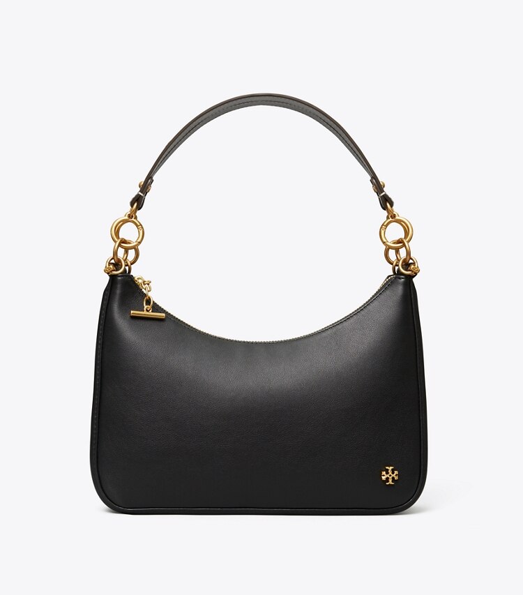 Tory Burch designer schultertaschen 151 Mercer Crescent Bag in Black front