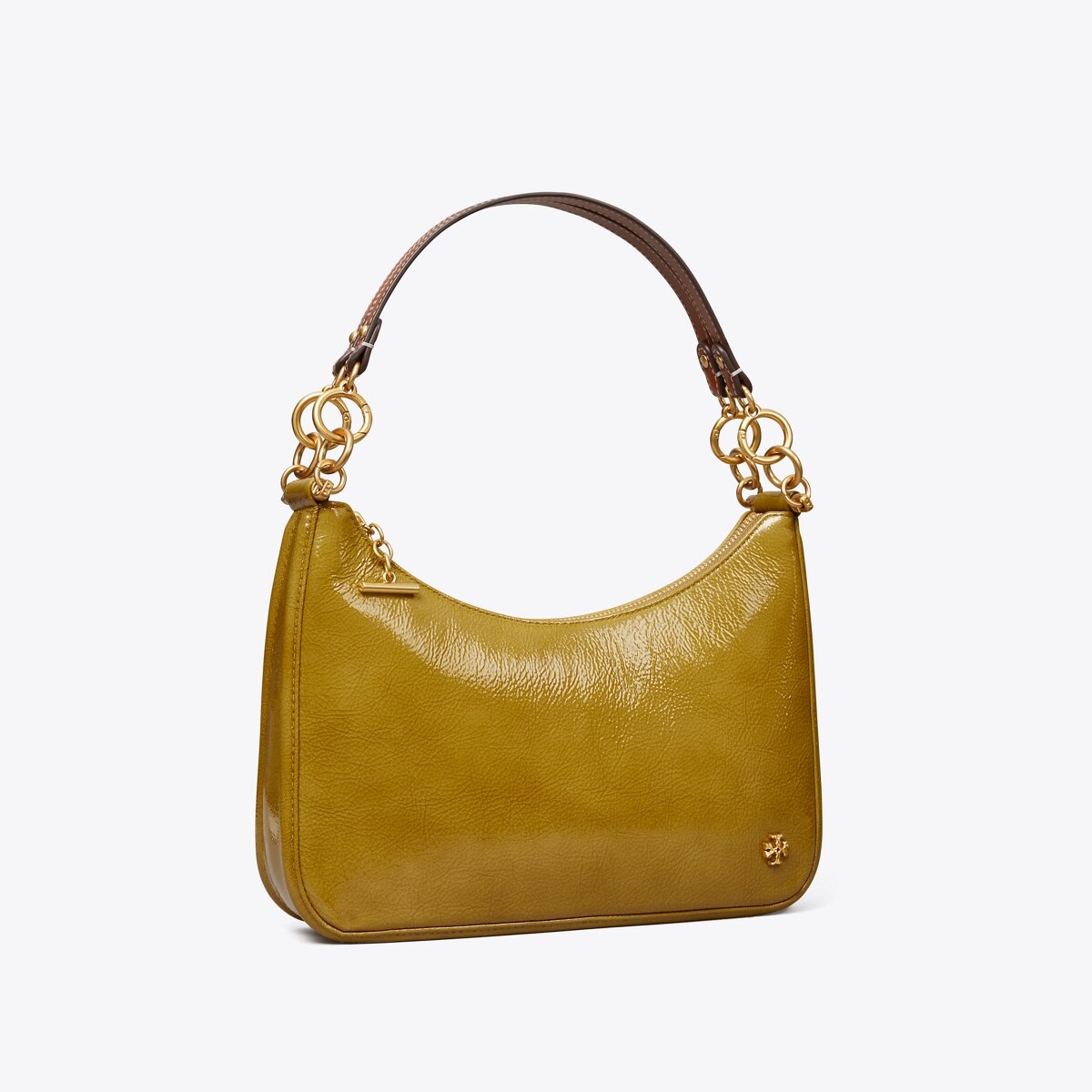 151 Mercer Patent Crescent Bag: Women's Designer Shoulder Bags | Tory Burch