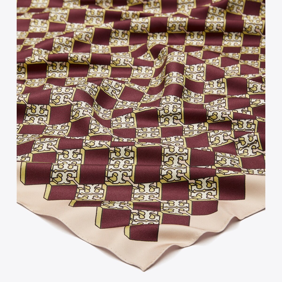 【TORY BURCH】Warped Logo Silk Squaire スカーフ 168963 Warped Logo Silk Square: Women's Designer Scarves | Tory Burch