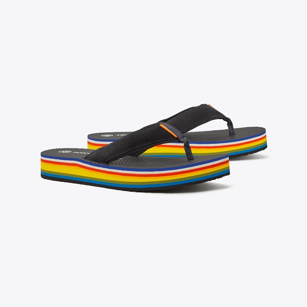 Tory burch red outlet rainbow sandals