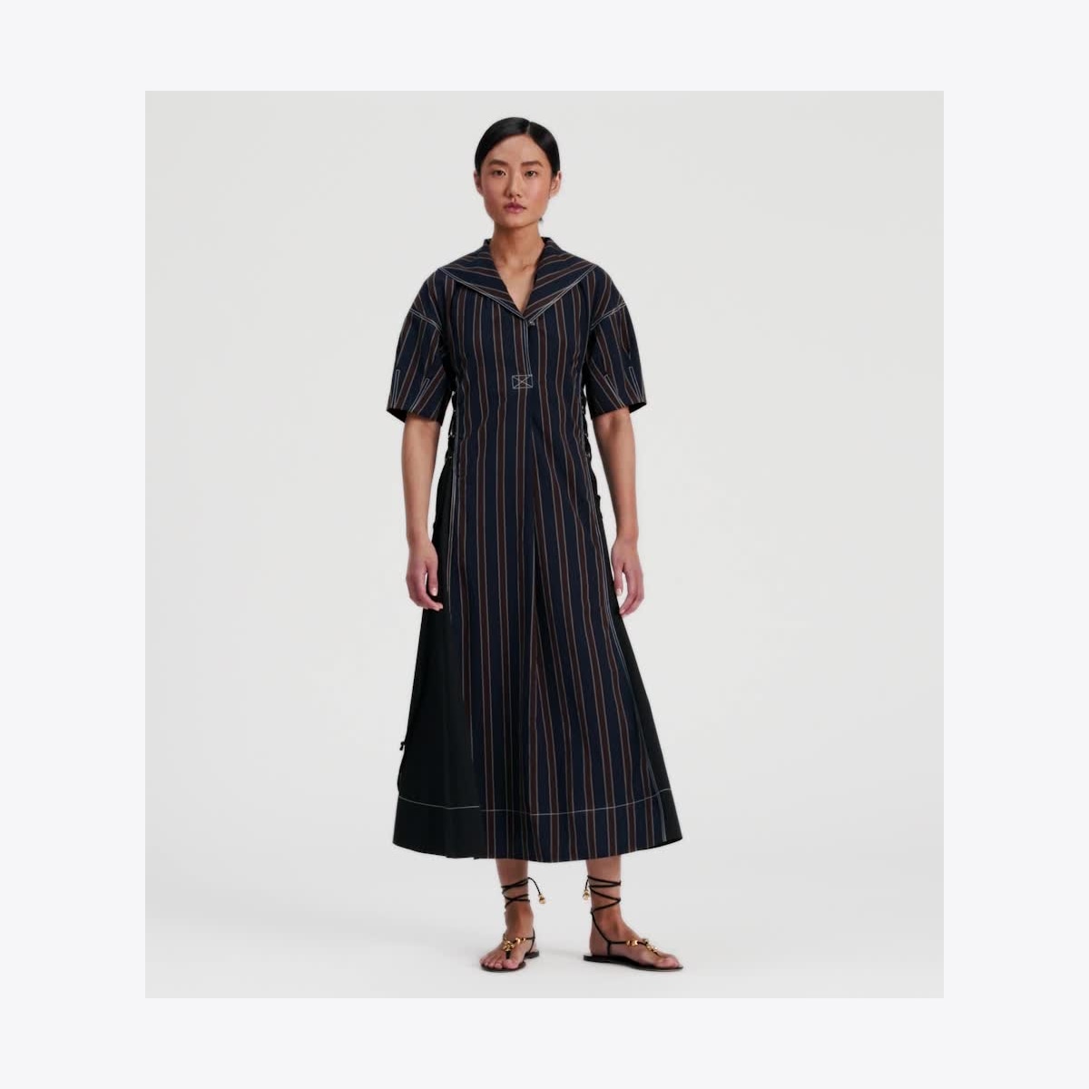 Striped Sailor Dress: Women's Designer Dresses | Tory Burch