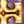 Antique Brass/ Purple Multi