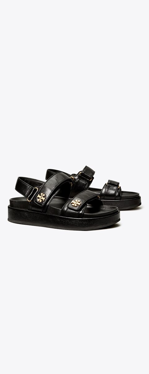 Женские сандалии Tory Burch Kira Sport, цвет: Чёрный