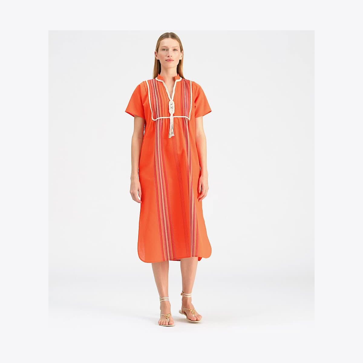 送料&関税込み★Tory Burch★POPLIN CAFTAN★ワンピース 送料&関税込み☆Tory Burch☆POPLIN CAFTAN☆ワンピース (Tory