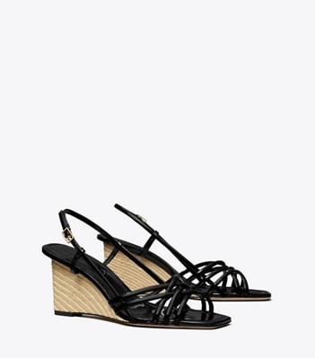 Multi-Strap Espadrille Wedge