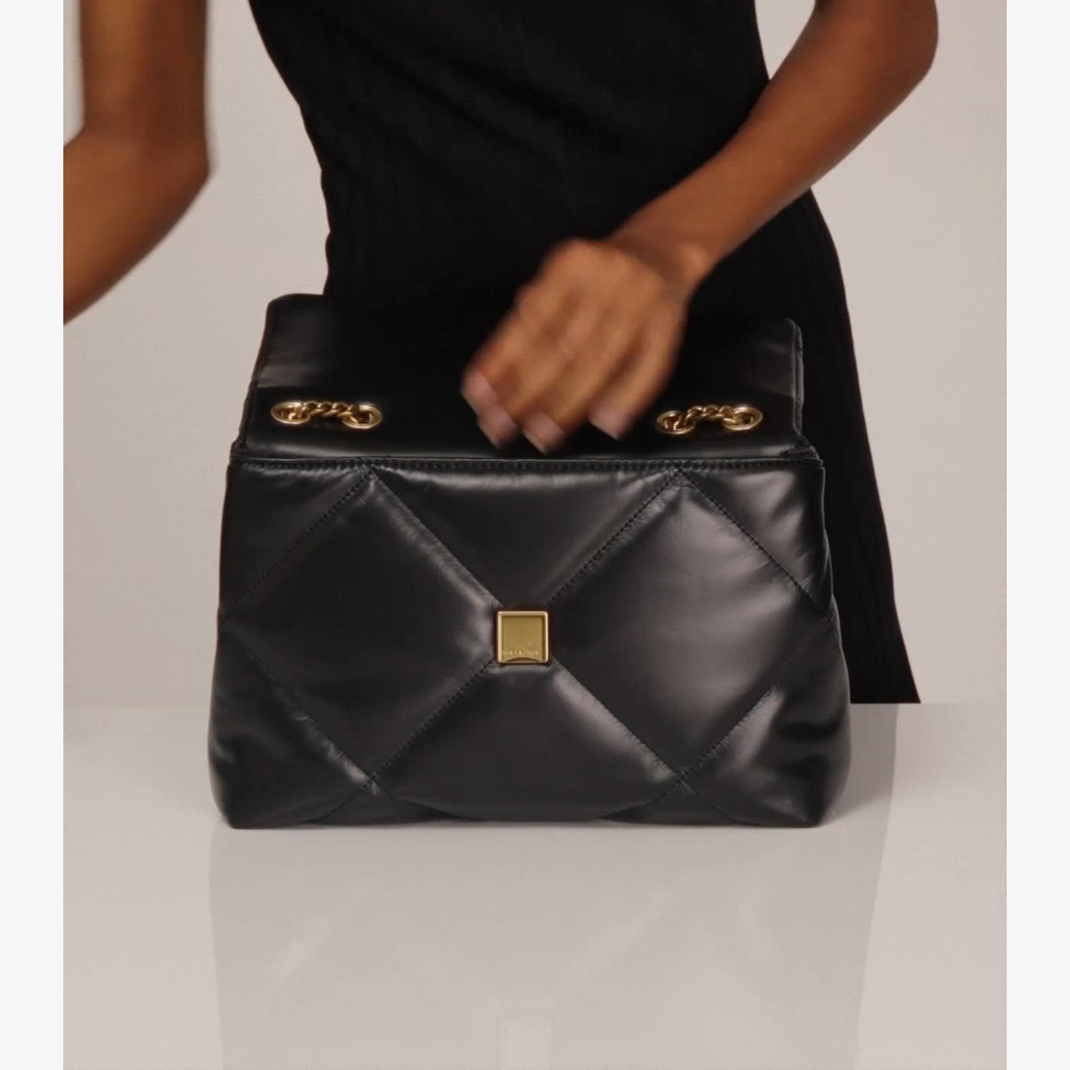 Kira Diamond Quilt Shoulder Bag: Women's Designer Shoulder Bags